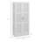 Versatile Modern Storage Cabinet With Adjustable Shelves And Soft-Closing Doors