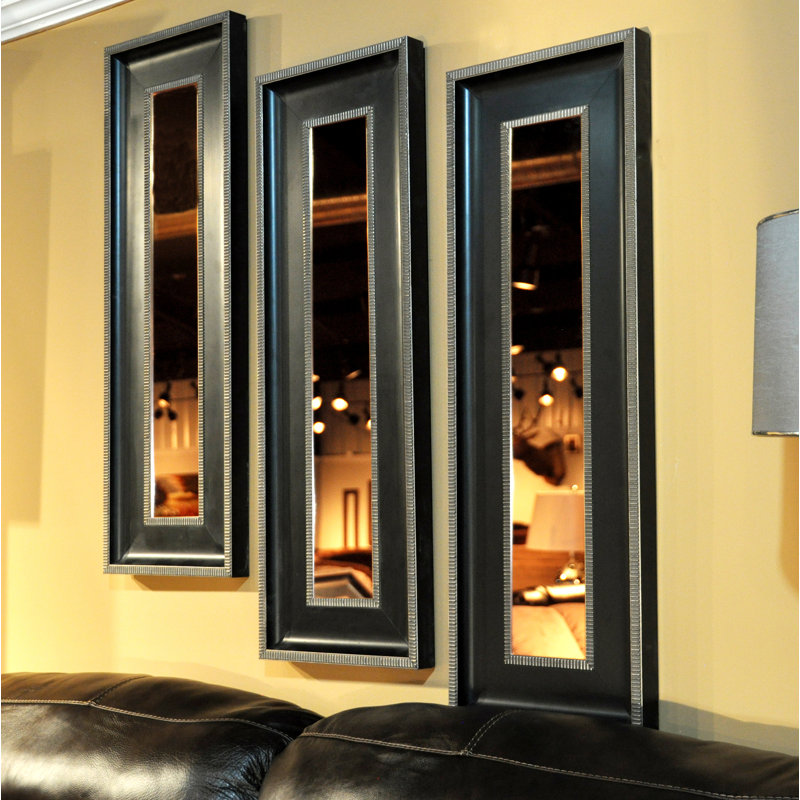 Ensemble de miroirs 3 pièces Ballinger, H 42,25 po x l 18,25 po