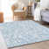 Premium Machine Washable Prisco Sky Rug