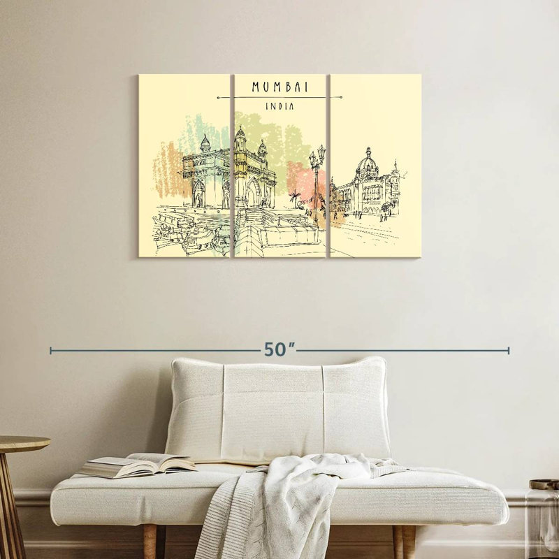 Rorry Mumbai, 24" H x 38" W