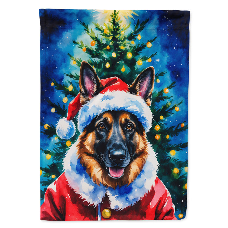 Drapeau de jardin Doberman Pinscher, Berger allemand