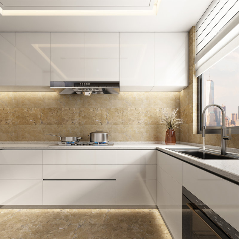 12*24 Gold Yellow Beige Natural Marble