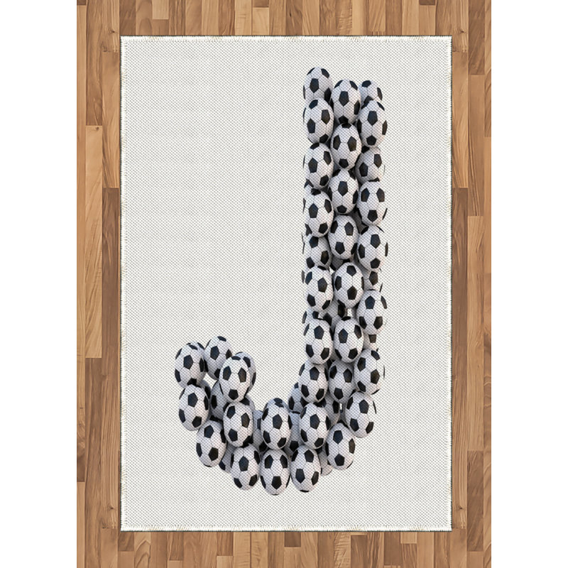 Lettre J, Rectangle— 4 pi x 5 pi 8 po
