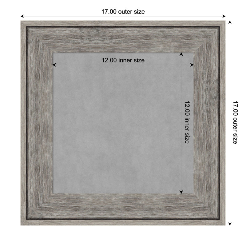 Tableau magnétique gris Regis, H 17 po x l 17 po