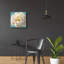  «Turquoise Bloom 2» par Danhui Nai, art mural en verre acrylique, 24 po x 24 po-1911920704