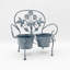 Murier Metal Cachepot Planter Pot for Indoor or Outdoor Plants, Decorative Garden Planter for Small Spaces-593697330