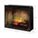 Dimplex Revillusion Electric Firebox Herringbone Brick Interior with Front Glass Panel