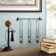16" Campania Wall Vase with Metal Hanging Bar and Hooks, Three 2.7 oz Capacity