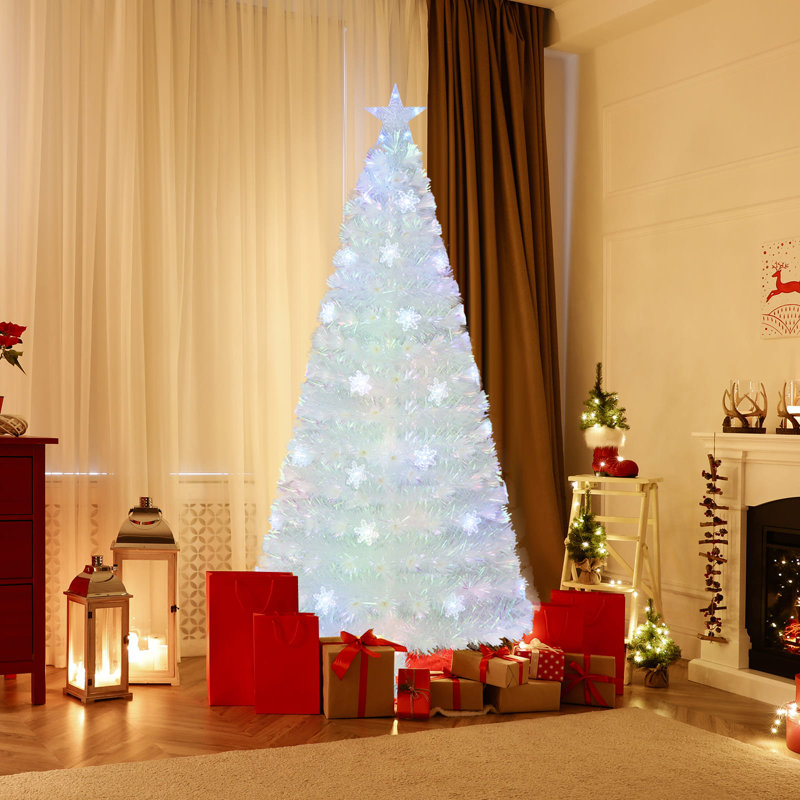 Lighted Artificial Christmas Tree, 5.9' H