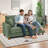 2-seater corduroy sofa-2082241703