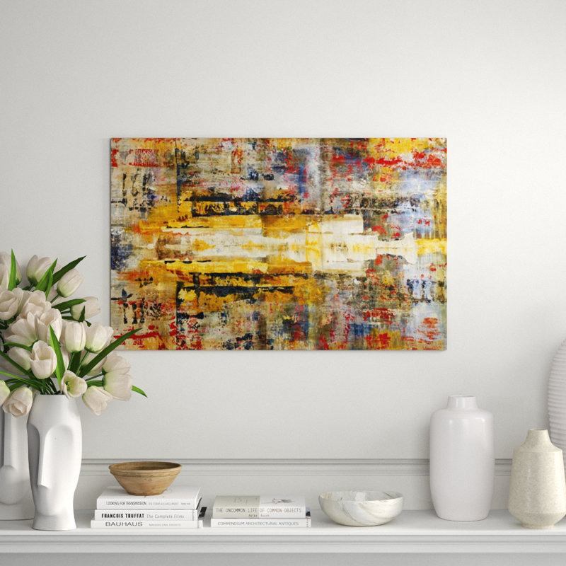 Slide Rule Painting by Alexys Henry, Outdoor, 54" H x 85" W x 1.5" D