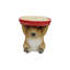 Table d'appoint en résine avec capybara