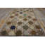 Tapis ivoire antique en laine et coton à crochets