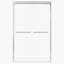 Porte de douche demi-cadre 48 "x H 76" Bypass