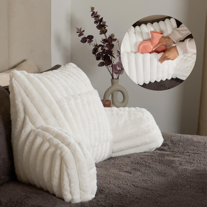 Favorinus Novelty Backrest Cushion Pad, Cream