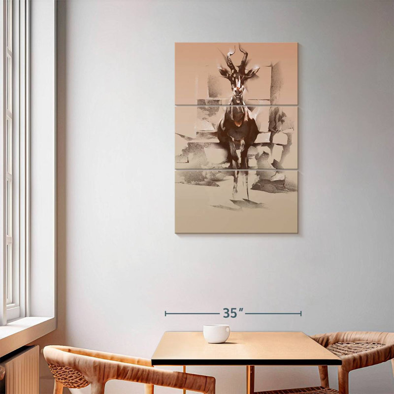 Brampt Antelope Abstract, 57" H x 36" W