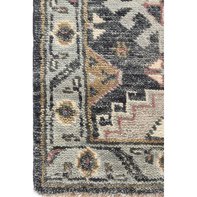 Oriental Area Rug in Gray