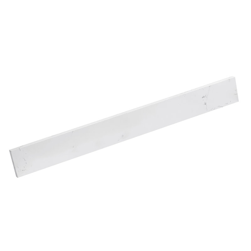 36-Inch Carrara White Engineered Stone Backplash For Bathroom Vanity Top