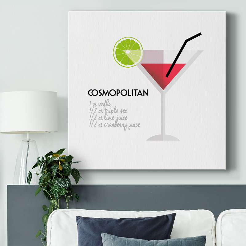 " Classic Retro Cosmo ", 8" H x 8" W x 1.5" D