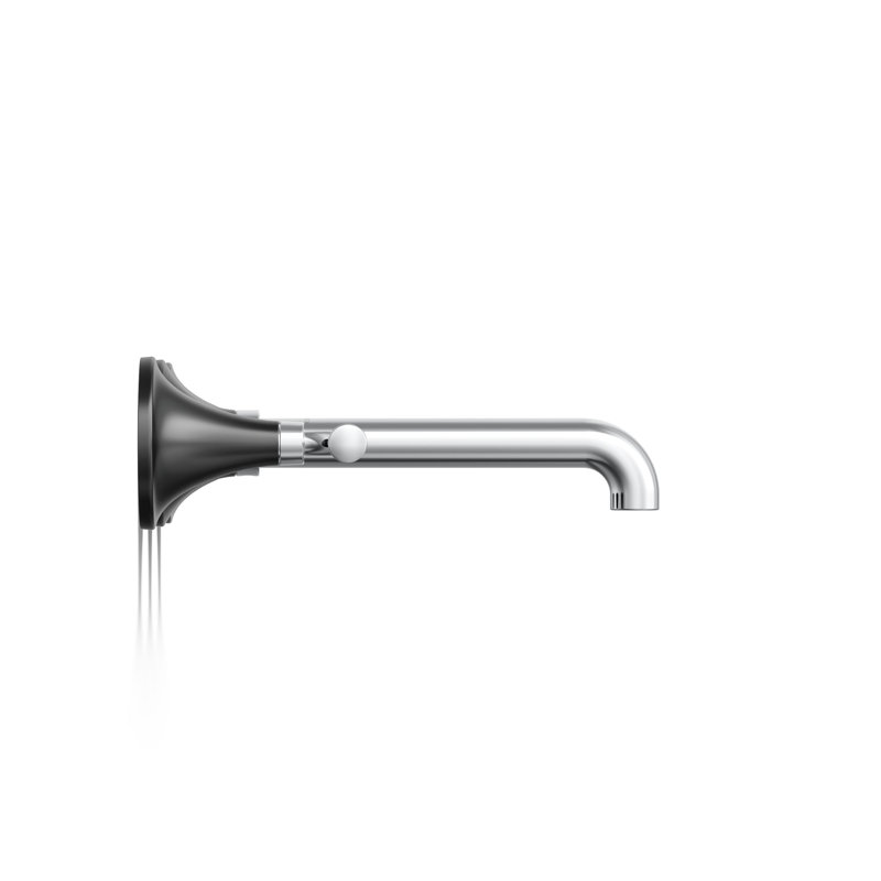 Tone Wall-Mount Bathroom Sink Faucet Trim, Polished Chrome/Matte Black