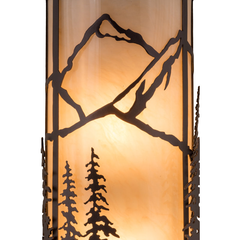Rustic Lodge 2 - Light Flush Mounted Sconce