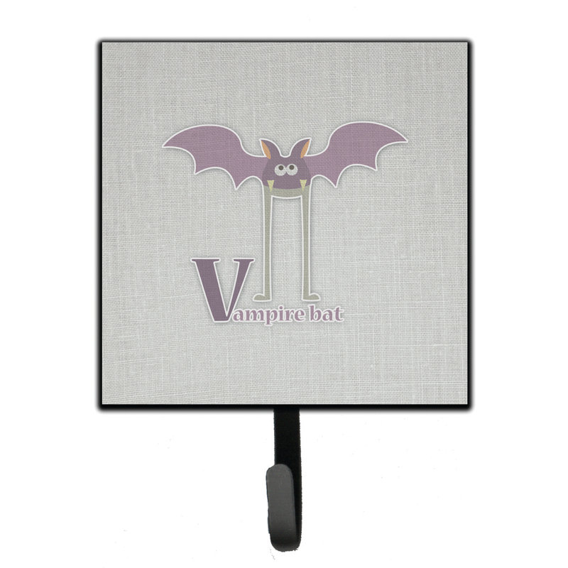 Organisateur de clés murales avec crochets clés alphabet v for-vampire bat Crockett