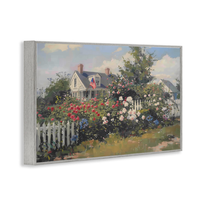  Art patriotique, art giclée par Arlington Prints, H 12 po x l 18 po, Estampe numérique Farmhouse