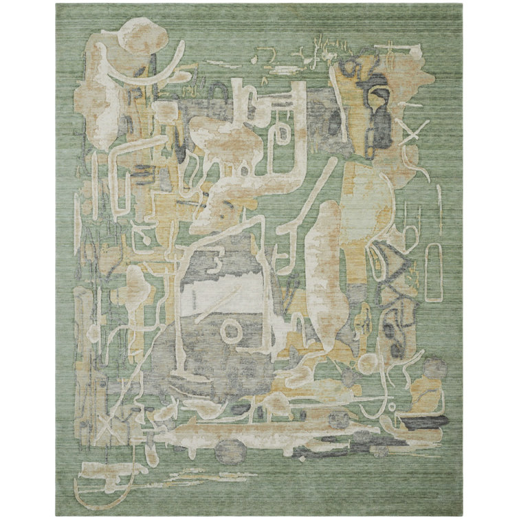Hargun Wool Abstract Indoor Rug