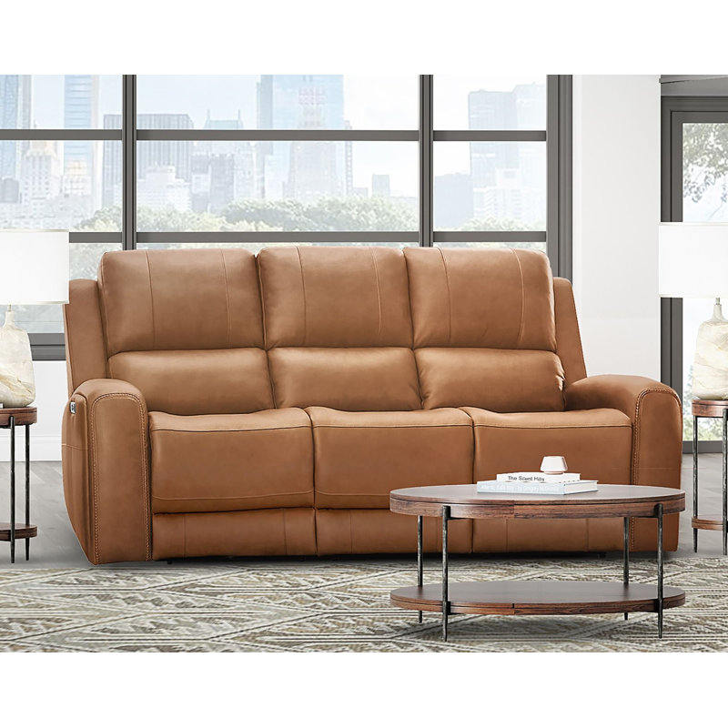 Abarca Zero Gravity Power Reclining Sofa P3, Lyric Caramel