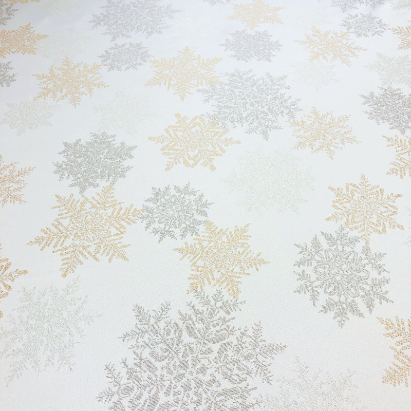 Nappe Holiday, 70 po rond, Ivory