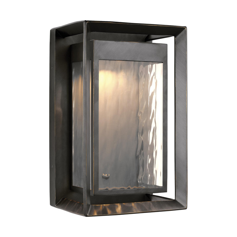 Urbandale LED Outdoor Flush Mount, 16.25" H x 10" W x 8" D