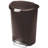 Simplehuman 50 Liter / 13 Gallon Semi-Round Kitchen Step Trash Can with Secure Slide Lock, Plastic-11266105