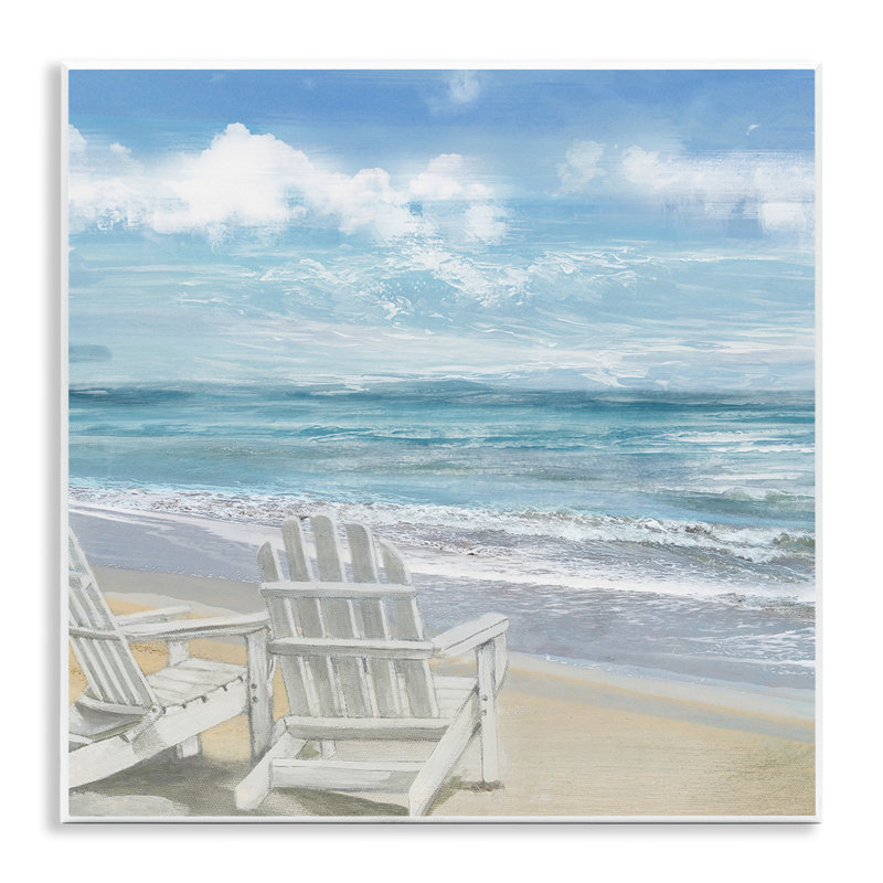 «Adirondack Chairs on the Beach», impression