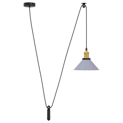 Binpal 1 - Light Gloss Grey Pendant