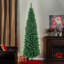 Sapin de Noël artificiel vert élancé-1504124143