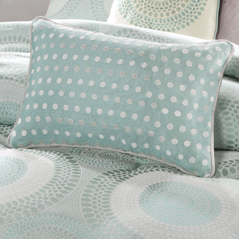 Ensemble d'édredon en microfibre 7 pièces Baxter, Édredon de grande taille et 6 pièces supplément