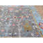 Tapis unique gris de 9 pi 11 po