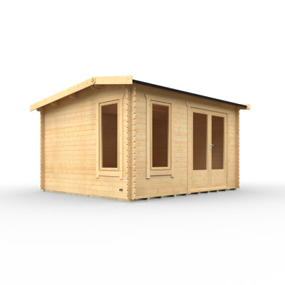 The Lavinia Tongue & Groove Log Cabin 12x10w