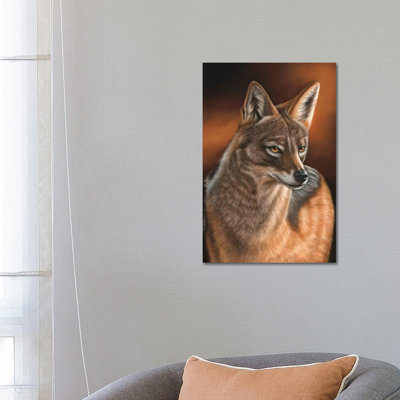 Jackal by Richard Macwee - Wrapped Canvas Gallery-Wrapped Canvas Giclée