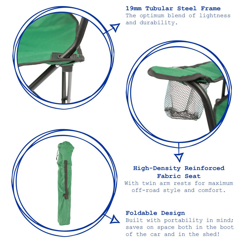 Folding Camping Chair, Beige