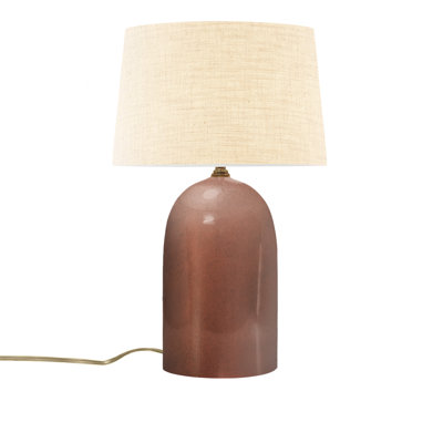 Luminance - Tall Kava Portable Lamp - Antique Copper - Cream