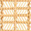 Banc d'appoint moderne de style bohémien avec construction naturelle, siège rectangulaire, une tablette ouverte, ornements enroulés et structure ajourée, couleur brune, 16,38 po de profondeur, 39,36 de largeur, 18,54 de hauteur, 13,95 lb