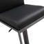 Upholstered Adjustable Height Counter Stool with Metal Frame-1881748250