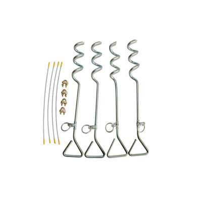 4x16in Kennel and Shelter Ground Anchor Stake