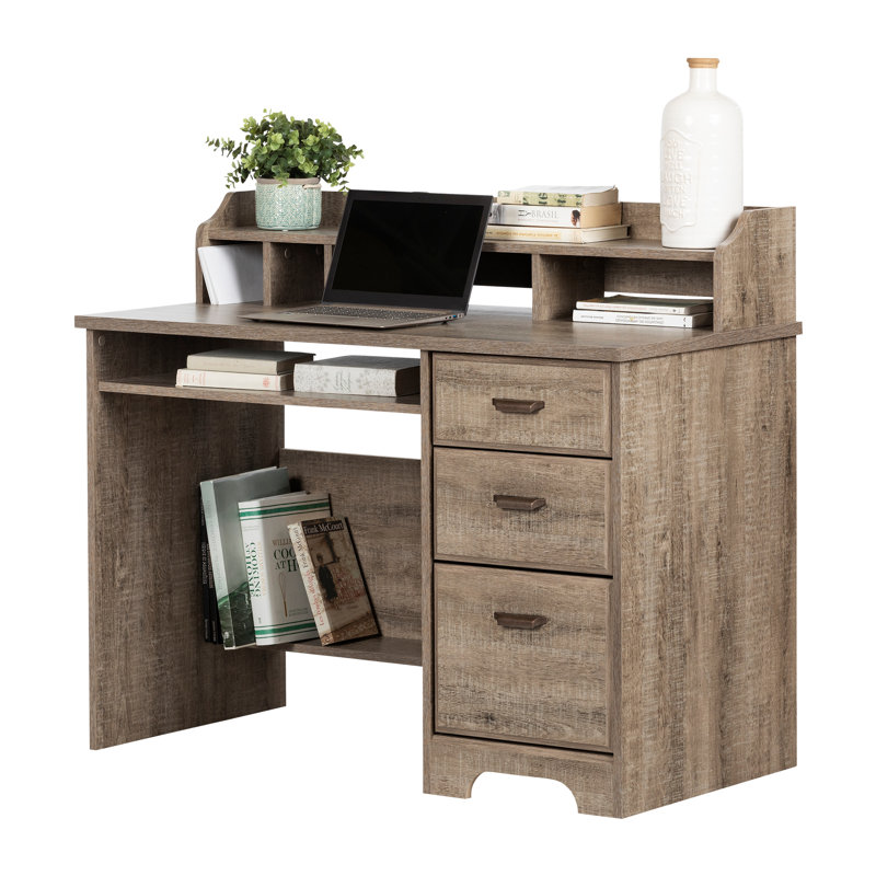 Versa Computer Desk, Weathered Oak