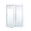 Porte de douche à charnière 44 po x 69 po Legend Series-17916153-17916154