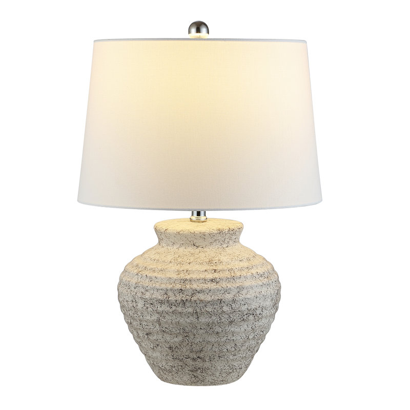 Ledger 57.15cm Ceramic Table Lamp, Grey