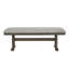 Banc de salle à manger rembourré 1pc