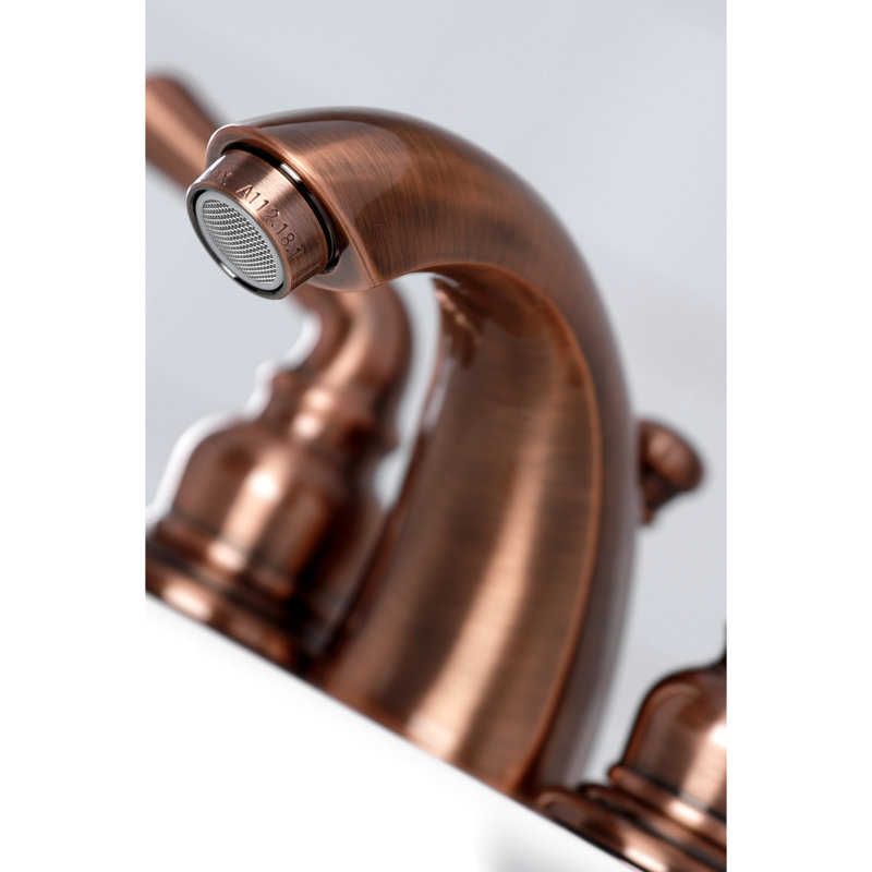 Magellan Widespread Bathroom Faucet with Drain Assembly, Antique Copper