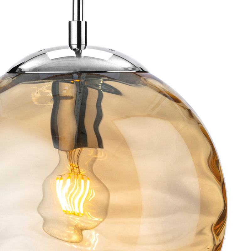 1 - Light Pendant, Amber